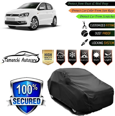 Tamanchi Autocare Car Cover For Volkswagen Polo Equisite(Black)