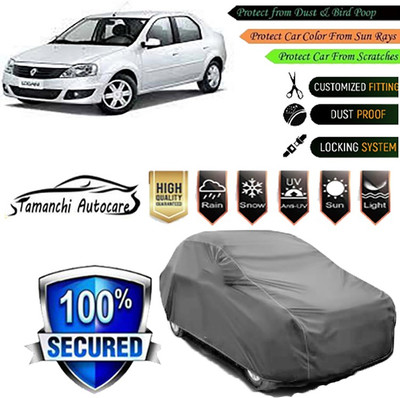 Tamanchi Autocare Car Cover For Mahindra Logan(Grey)