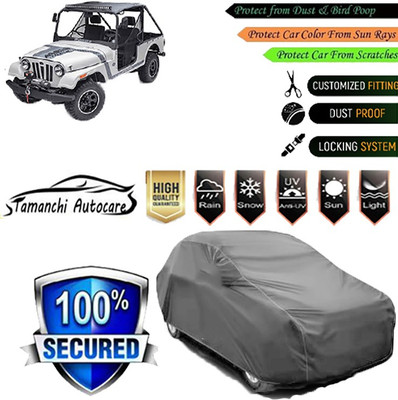 Tamanchi Autocare Car Cover For Mahindra Universal For Car(Grey)
