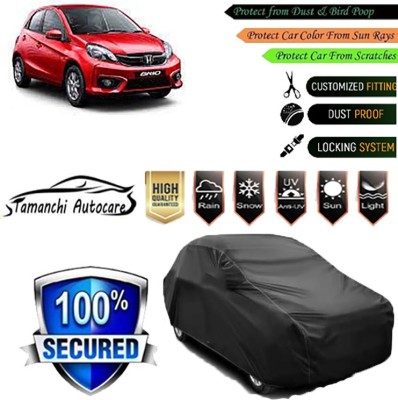 Tamanchi Autocare Car Cover For Honda Brio(Black)