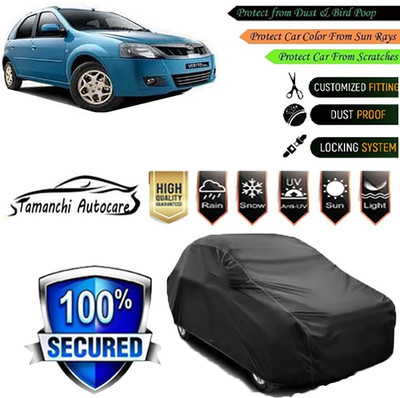 Tamanchi Autocare Car Cover For Mahindra Verito Vibe(Black)