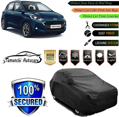 Tamanchi Autocare Car Cover For Hyundai Grand i10 Nios(Black)