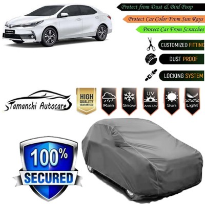 Tamanchi Autocare Car Cover For Toyota Corolla Altis(Grey)