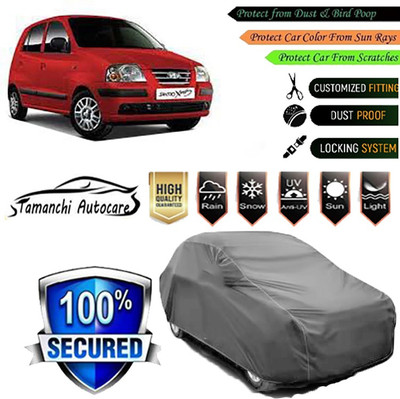 Tamanchi Autocare Car Cover For Hyundai Santro Xing(Grey)