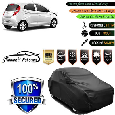 Tamanchi Autocare Car Cover For Hyundai Eon(Black)