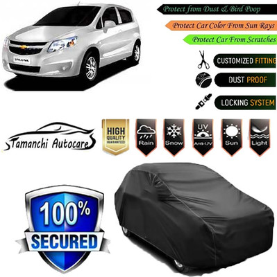 Tamanchi Autocare Car Cover For Chevrolet Sail U-VA(Black)