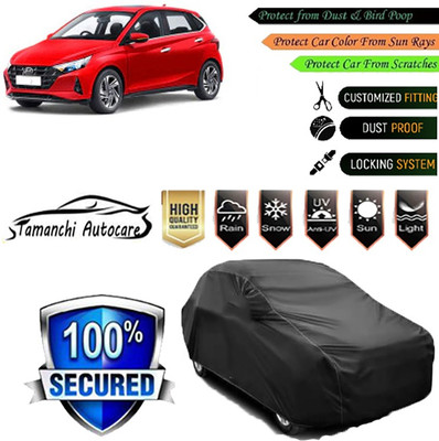 Tamanchi Autocare Car Cover For Mahindra i20(Black)