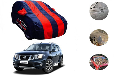 MotorSports Car Cover For Nissan Terrano (With Mirror Pockets)(Red)