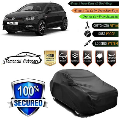 Tamanchi Autocare Car Cover For Volkswagen Polo GT TSI(Black)