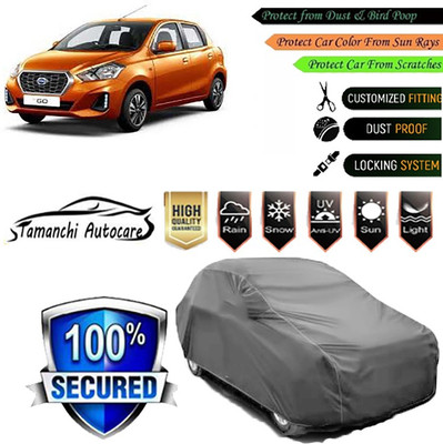 Tamanchi Autocare Car Cover For Datsun Go(Grey)