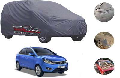 MotorSports Car Cover For Tata Zest (Without Mirror Pockets)(Grey)