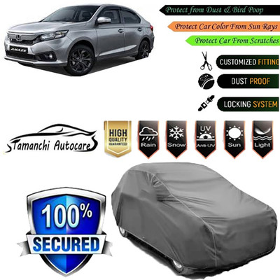 Tamanchi Autocare Car Cover For Honda Amaze E i-DTEC(Grey)