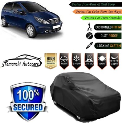 Tamanchi Autocare Car Cover For Tata Indica Vista(Black)