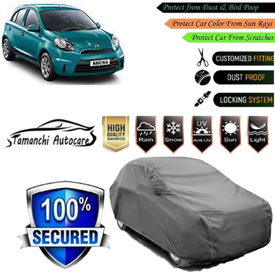 Tamanchi Autocare Car Cover For Nissan Micra(Grey)