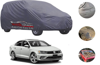 MotorSports Car Cover For Volkswagen Jetta (Without Mirror Pockets)(Grey)