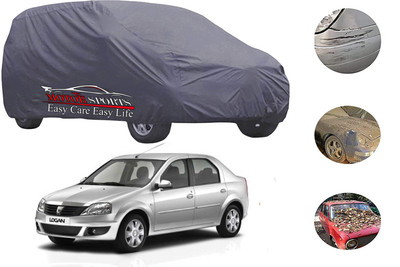 MotorSports Car Cover For Renault Logan (Without Mirror Pockets)(Grey)