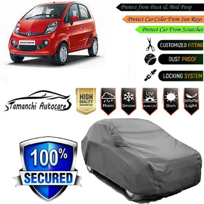 Tamanchi Autocare Car Cover For Tata Nano Genx(Grey)