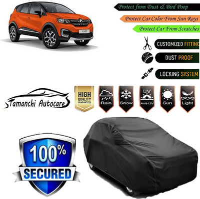 Tamanchi Autocare Car Cover For Renault Kwid AMT(Black)