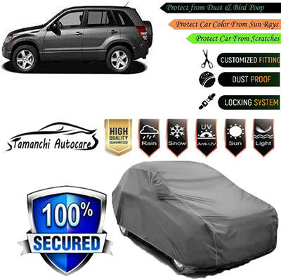 Tamanchi Autocare Car Cover For Maruti Suzuki Grand Vitara(Grey)