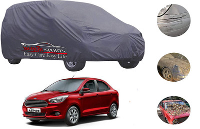 MotorSports Car Cover For Ford Figo Aspire (Without Mirror Pockets)(Grey)