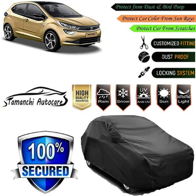 Tamanchi Autocare Car Cover For Tata Altroz(Black)