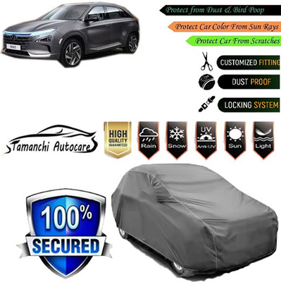 Tamanchi Autocare Car Cover For Hyundai Universal For Car(Grey)