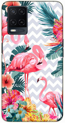 iprinto Back Cover for Oppo A54 4G Pink Duck Back Cover(Multicolor, Dual Protection, Silicon, Pack of: 1)