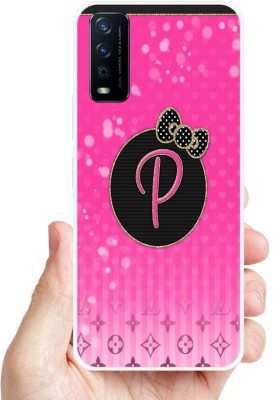 HDPrint Back Cover for Vivo Y20i, Vivo Y20, Vivo Y12s(Pink, Black, Grip Case, Silicon, Pack of: 1)