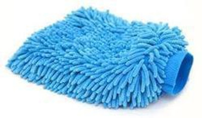 Manu Hut Microfiber Vehicle Washing Hand Gloves Wet and Dry Microfiber Cleaning Cloth