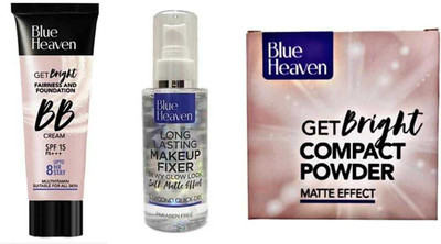 BLUE HEAVEN COMPACT BB CREAM FIXER(3 Items in the set)
