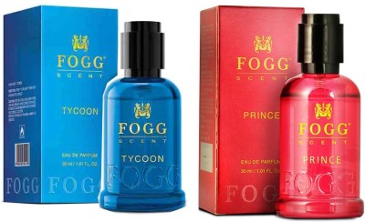 FOGG Scent Tycoon & Prince Eau De Perfume (2 Pack) 30ml Perfume Body Spray  -  For Men(60 ml, Pack of 2)
