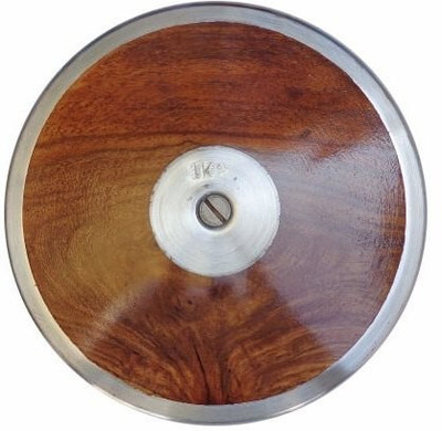 YMD 1kg wooden discus throw Wooden Discus Throw Disc(1 kg)