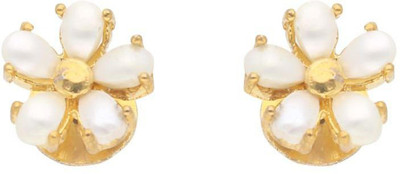 Sri Jagdamba Pearls Dakshita Pearl Alloy Stud Earring