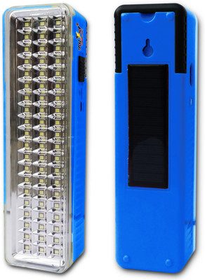 iDOLESHOP 2 IN 1 High Quality Solar High-Bright 60 Led with Solar Android Charging Support Rechargeable LED 7 hrs Lantern Emergency Light(Blue)