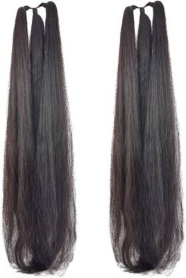 sarpa Women's Thick Nylon False Extension,Pack of OF 2 Hair Extension