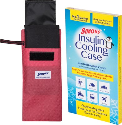 Simon's Keep Insulin cool without fridge Cold Pack(Red)