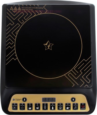 Flipkart SmartBuy Voltron Induction Cooktop(Black, Gold, Push Button)