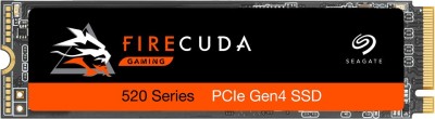 Seagate Firecuda 520 with PCIe Gen4 x4 NVMe 1.3 for Gaming PC Gaming Laptop Desktop 2 TB Laptop Internal Solid State Drive (SSD) (ZP2000GM3A002)(Interface: PCIe NVMe, Form Factor: M.2)