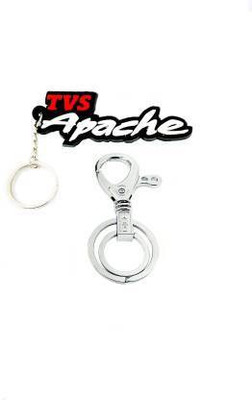 Meekoom New Apache rtr rubber keychain with ( Hook) Key Chain