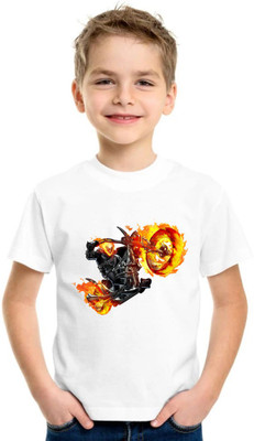 Shubham designer gallery Baby Boys & Baby Girls Printed Cotton Blend Regular T Shirt(White, Pack of 1)