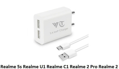 Veera tech Wall Charger Accessory Combo for Realme 5s Realme U1 Realme C1 Realme 2 Pro Realme 2 Realme 1 fast Wall chargers, adapter for Android and IOS for quick charging (2.4 amp) with 1 meter USB Cable(White) Veera tech Wall Charger Accessory Combo for Realme 5s Realme U1 Realme C1 Realme 2 Pro Realme 2 Realme 1 fast Wall chargers, adapter for Android and IOS for quick charging (2.4 amp) with 1 meter USB Cable(White)