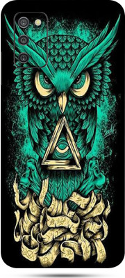 OggyBaba samsung galaxy a03s Mobile Skin(Angry Owl Skin Matte Finish)