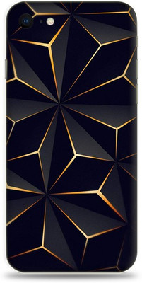 Jeeva Creation APPLE iPhone 8, apple iphone 8 Mobile Skin(Ultra Super Black Abstract Shape Skin With High Matte Finish.)