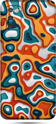 OggyBaba samsung galaxy a03s Mobile Skin(Pour Art Skin Matte Finish)