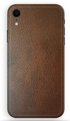 Jeeva Creation Apple iPhone XR, Apple iPhone XR Mobile Skin(Ultra Super Brown Leather Skin With High Matte Finish.)