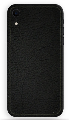 Jeeva Creation Apple iPhone XR, Apple iPhone XR Mobile Skin(Ultra Super Black Leather Skin With High Matte Finish.)