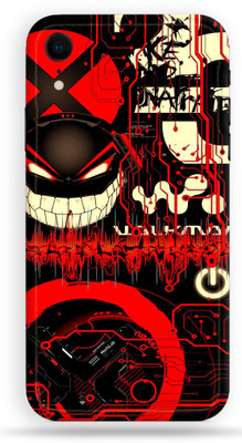 Jeeva Creation Apple iPhone XR, Apple iPhone XR Mobile Skin(Ultra Super Red Graffiti Skin With High Matte Finish.)