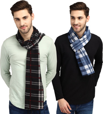 ANIXA Checkered Men Muffler(Pack of 2)