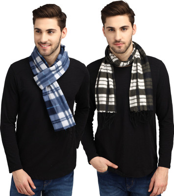 ANIXA Checkered Men Muffler(Pack of 2)
