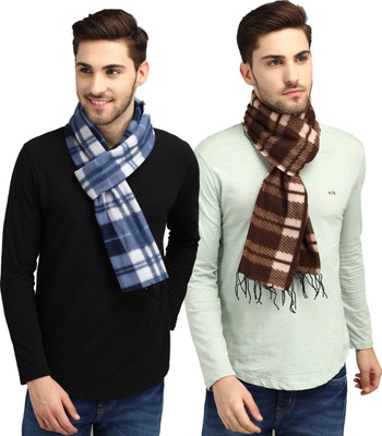 ANIXA Checkered Men Muffler(Pack of 2)